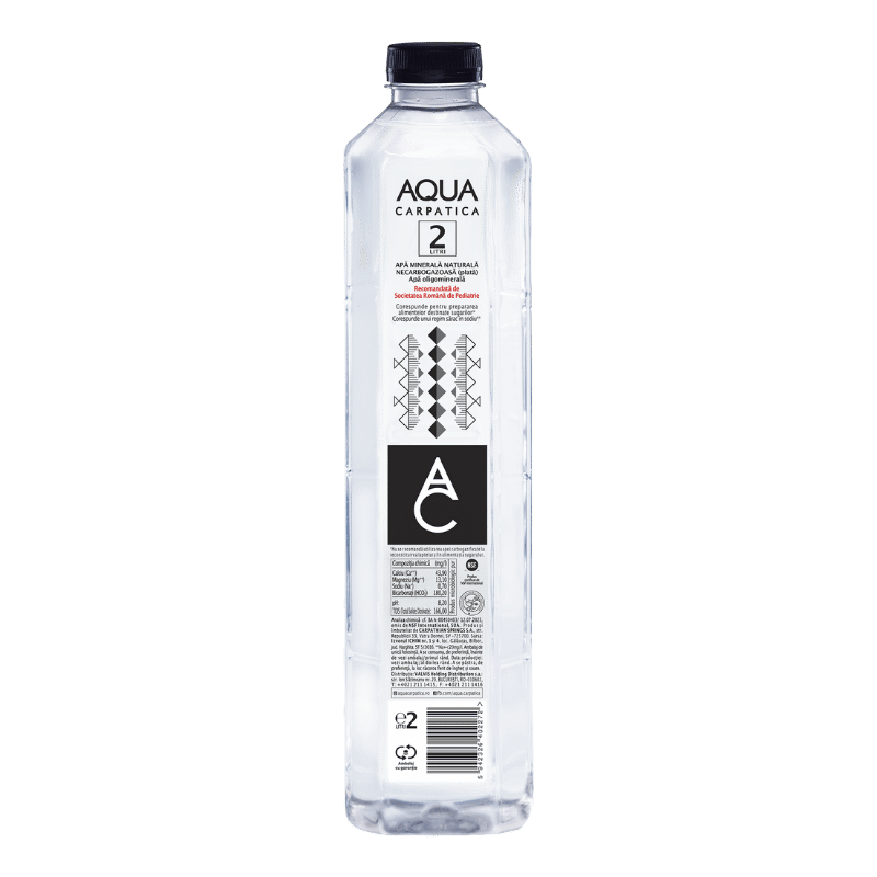 Apa minerala plata AQUA CARPATICA bax 2L x 6 sticle