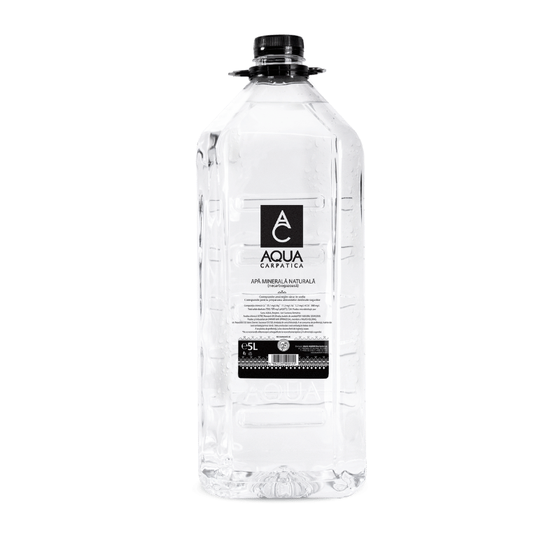 Apa minerala plata AQUA CARPATICA bax 5L x 2 sticle