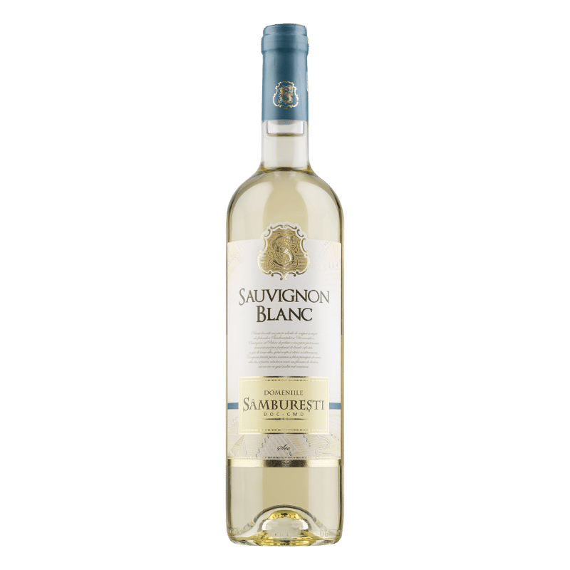 Vin alb sec Domeniile Samburesti Sauvignon Blanc 12.5%, 0.75L